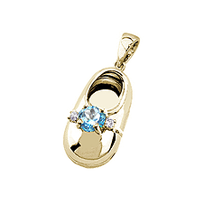 baby shoe charm