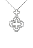 18k Diamond Necklace P-728
