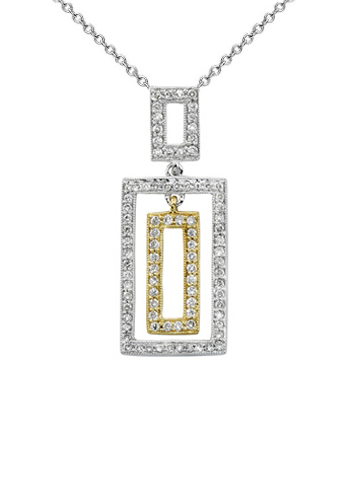 18k Diamond Necklace P-784