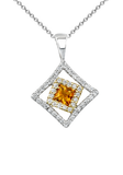 14k Diamond Necklace P-744